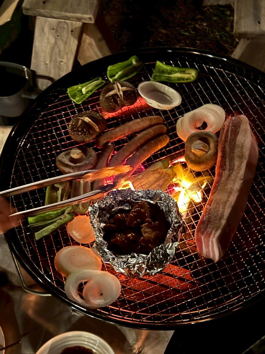 zij7f's tweet image. 担当やアシスタントさんたちといっしょにグランピングキャンプしてきました🏕✌