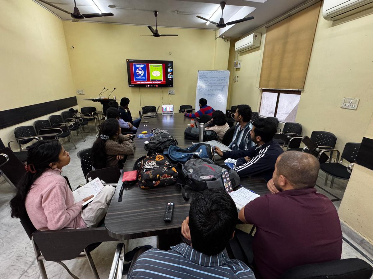 LearnSamskrit's tweet image. IKS interns participated in an online Spoken Samskrit course and achieved astounding results—within just seven days, they are already conversing in the language.Hurry! Register now to learn Sanskrit in only ten days.
learnsamskrit.online/language_skills
@IKS_Media @ChamuKShastry 

#iks #CSU