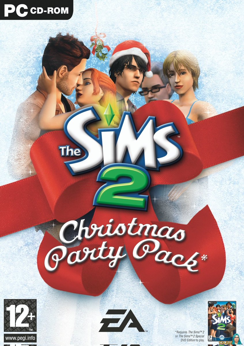 Sims_Nostalgia's tweet image. Before Festive Holiday Stuff (or any Stuff Pack) there was The Sims 2 Christmas Party Pack!