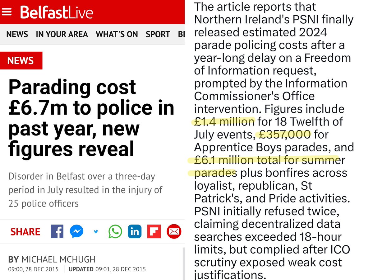 Why do people like Hicks &amp; Shanks embarrass themselves with tweets like this?

They've no concern whatsover for people struggling with the cost of living (&amp; potholes🙄) when it comes to parades &amp; bonfires!