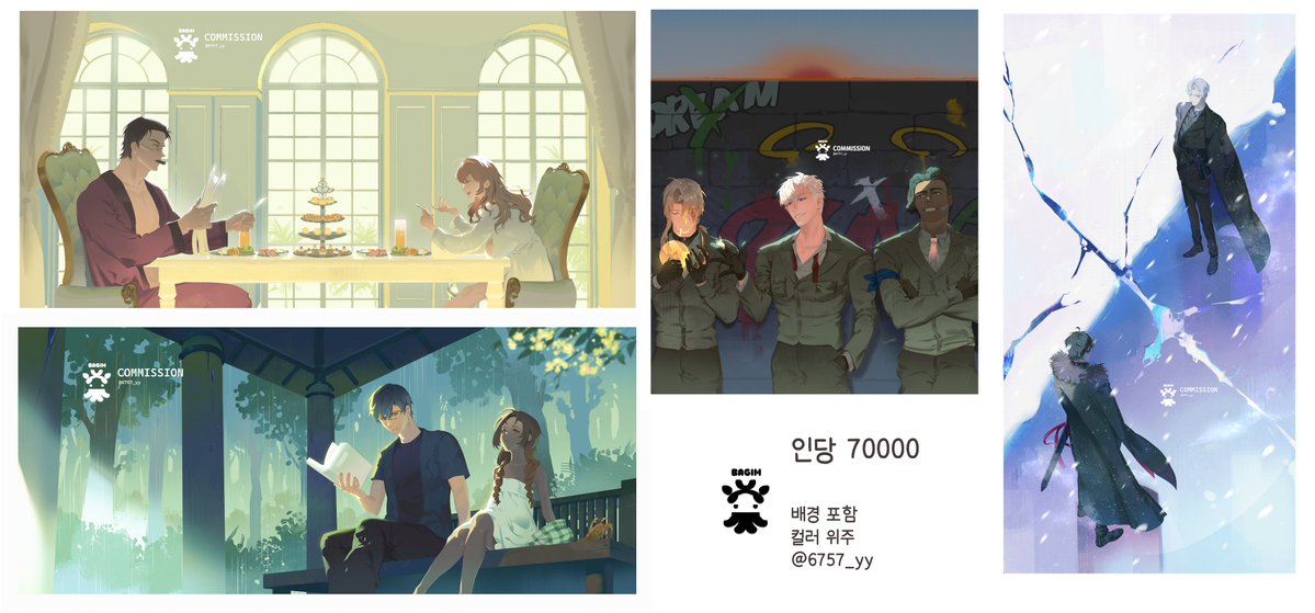 6757_yy's tweet image. RT❤️
알티추첨을 통해 한 분께 해당 타입을 그려드립니다!

배경까지 들어가는 일러스트 커미션입니다.
컬러와 배경 위주로 작업하고 있습니다! 

크레페: 
kre.pe/YkdU