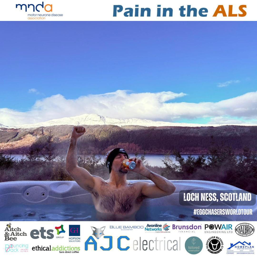 Iconic
Paddy braving the chill at Loch Ness #eggchasersworldtour