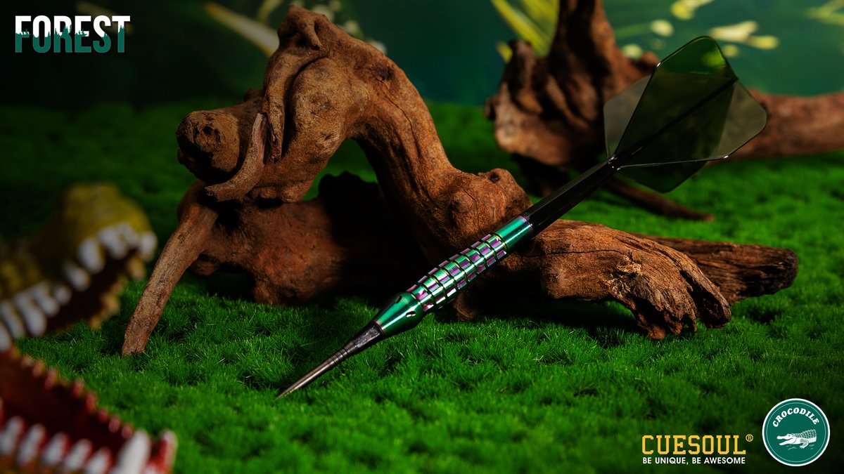 CUESOUL2014's tweet photo. The Forest Sery- Crocodile Steel Tip Dart
OTO Point,design with crocodile sign grips.
21/23 g available,other weight can be customized.
Detail on
https://t.co/NQ1TaSsfym

Be Unique,Be Awesome,Be CUESOUL
#cuesoul
#darts
#forestdarts https://t.co/Sm0yH8Rmms