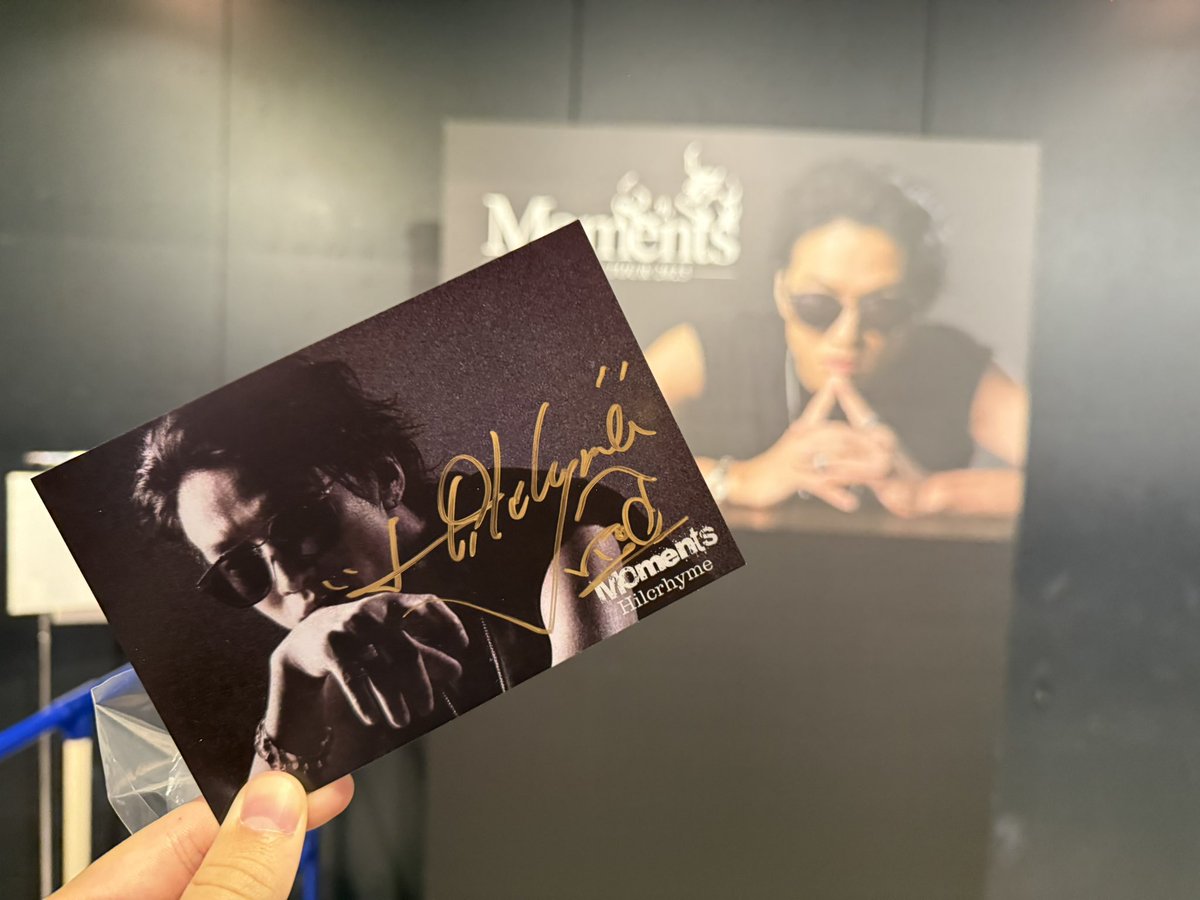 名古屋本当に最高すぎた… 終演後のゲリラサイン会で、初めてTOCさんと