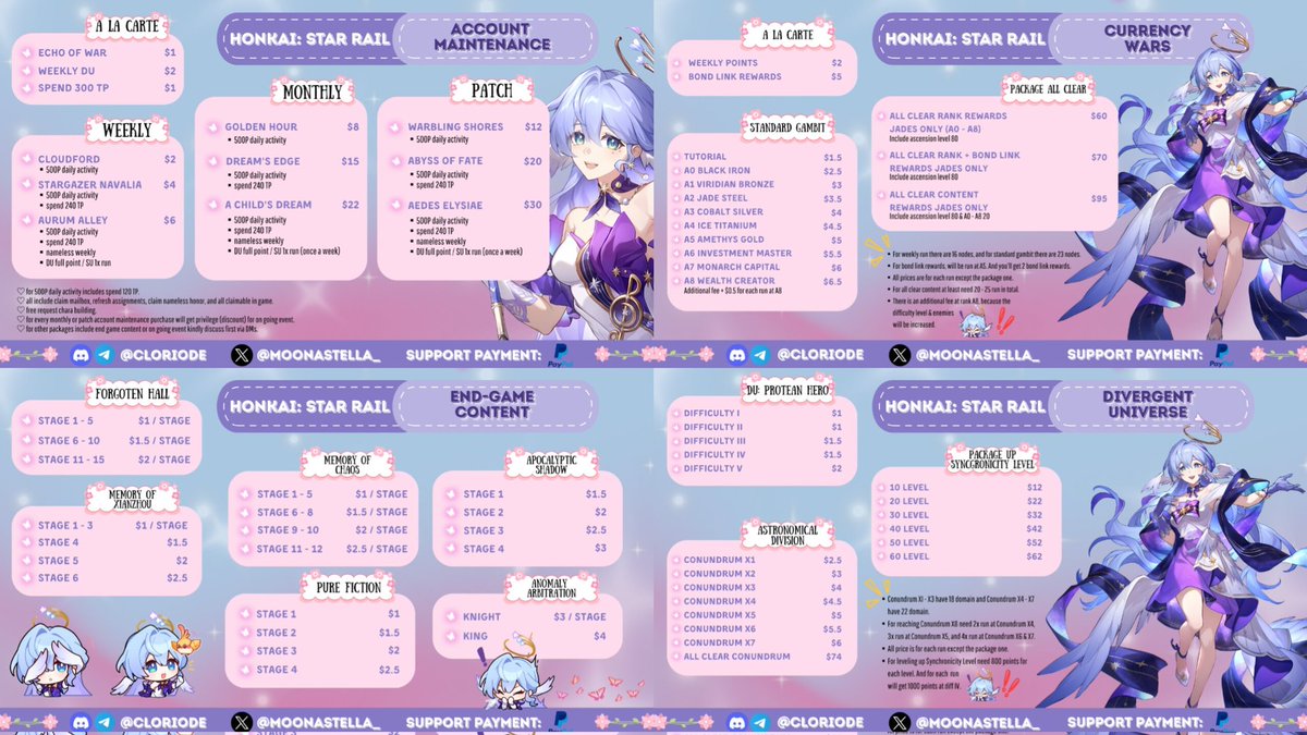 moonastella_'s tweet image. RTs are appreciated! 🤍
Genshin, HSR, &amp;amp; Wuwa 10% SERVICE SALE‼️

DM me to avail or any questions 🦭