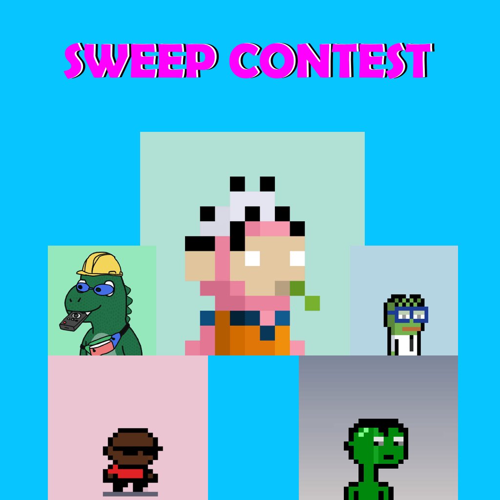 ‍🔥👁️NOVEMBER SWEEP CONTEST IS LIVE 👁️‍🔥

🧹Sweep 2 = Get 1 free 🎁
🧹Sweep 10 = Get 5 free 🎁
🧹Sweep 50 = Get 25 free 🎁

Maximum 200 Lil Punks will be sent as reward 

Top 5 sweepers win:
1. <a href="/BasedMinis/">BASED MINIS</a> #3202
2. <a href="/LilDegenzNFT/">Lil Degenz</a> #87
3. <a href="/peepo_nfts/">Peepo</a> #3251
4. <a href="/LilPunks_/">Lil Punks</a> #584
5.