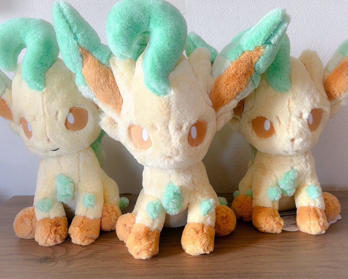 ふわふわ抱きぬいぐるみ（リーフィア）を密かに超推してます