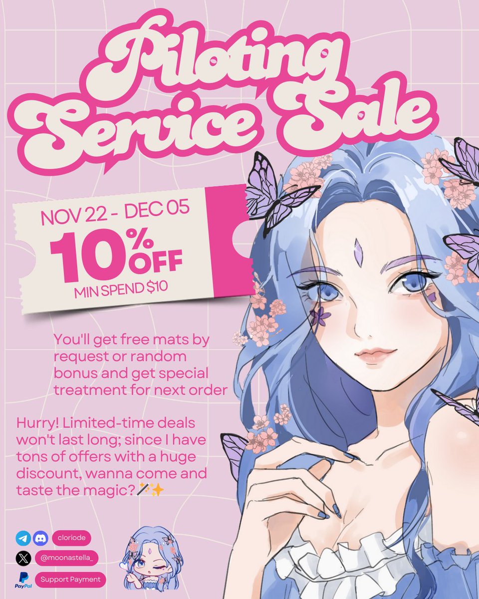 moonastella_'s tweet image. RTs are appreciated! 🤍
Genshin, HSR, &amp;amp; Wuwa 10% SERVICE SALE‼️

DM me to avail or any questions 🦭