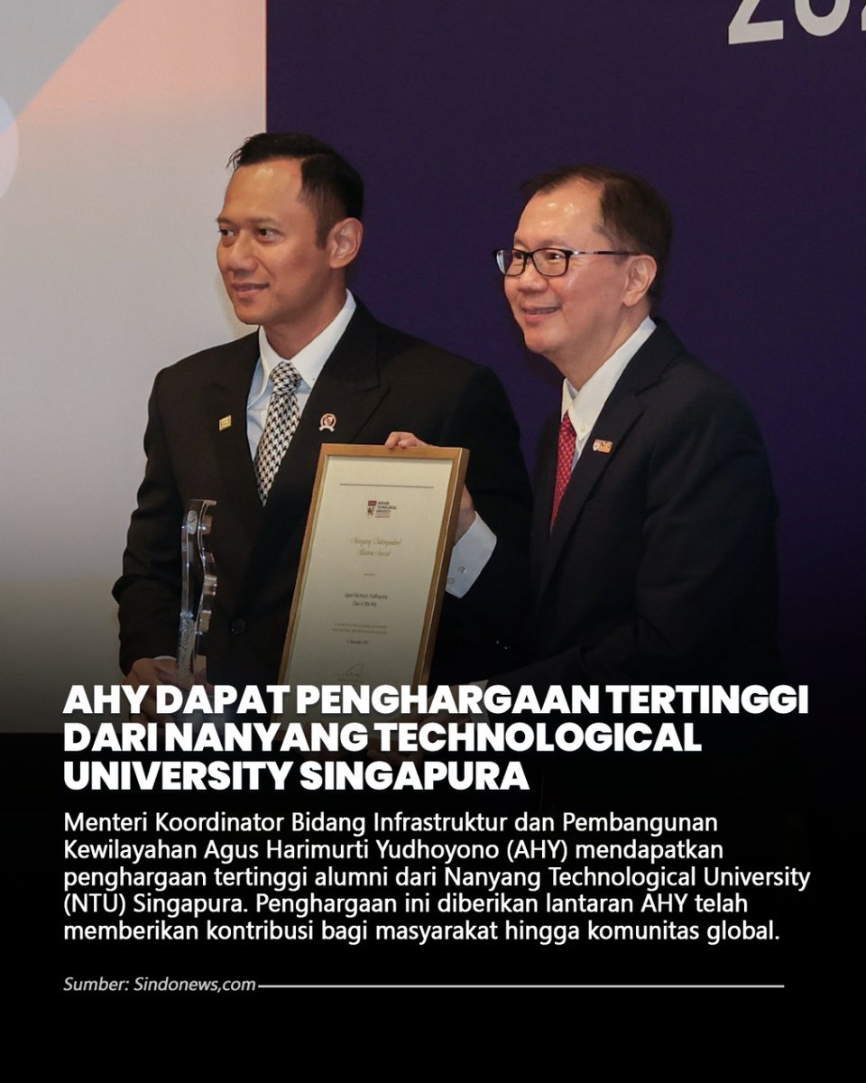 Salut! #AHYRaihNTUAward
Beliau selalu hadir dengan solusi nyata