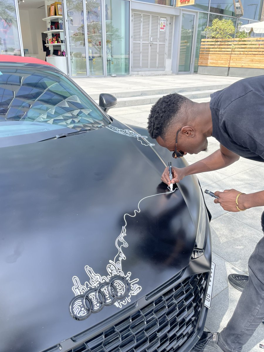 What began as my spontaneous live painting on an Audi R8 in Dubai, viewed by over 17M people on Instagram is now available as a museum-quality limited edition print, limited to 50 collectors worldwide.

Title: Eyes Watching. Eyes Waiting. Eyes Wondering.

I created this piece in