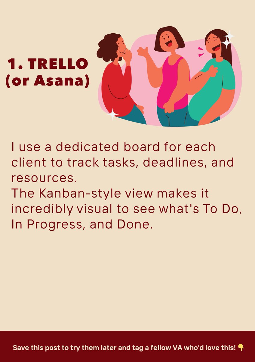 Rchvd__'s tweet image. Want to work smarter, not harder? These 3 tools keep me on top of everything. 🛠️ 

#ProductivityTools #VirtualAssistantTips #FreelanceLife