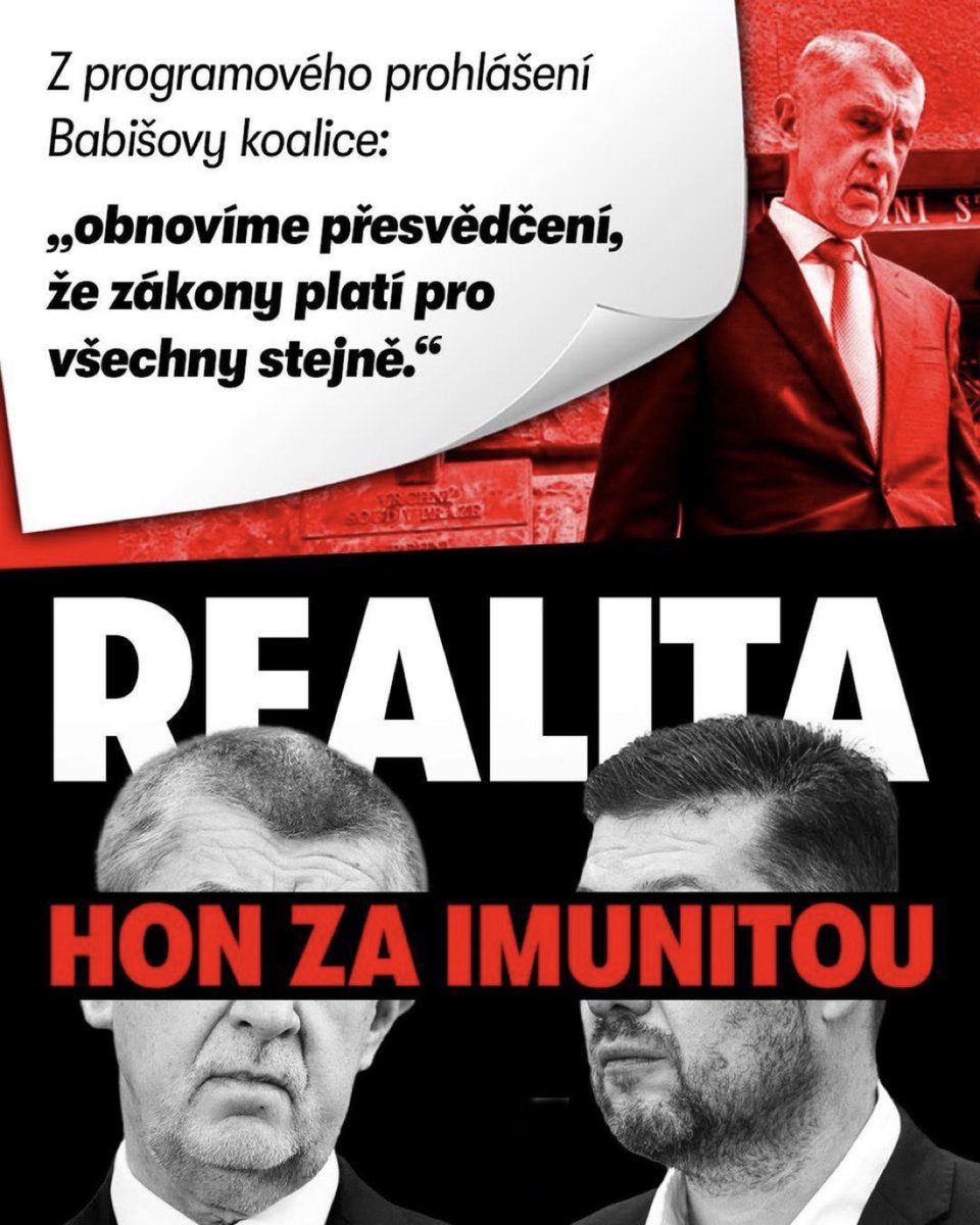 jirilobkowicz1's tweet image. “Precedent zlomený, stát ohnutý”

Precedent, nebo korupce? Proč nevydání Andreje Babiše ke stíhání není nic jiného než zneužití moci . 

Český parlament stojí v těchto týdnech před rozhodnutím, které neprověří jen jednotlivé poslance, ale samotnou integritu politického systému.…