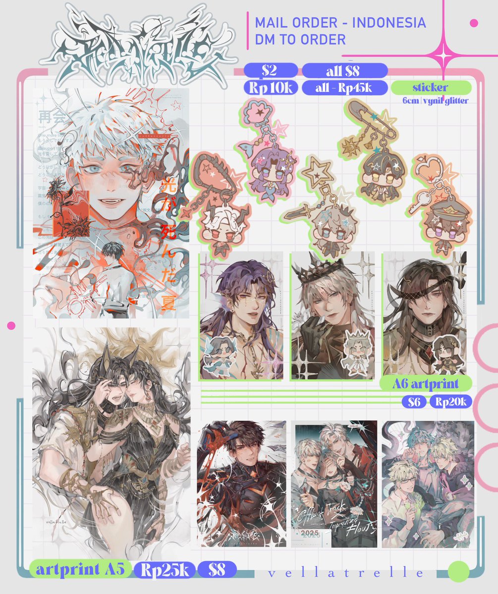 Vellatrelle's tweet image. RTs / ♥️s appreciated!!

CF21 AFTERSALES PO

▫️DM TO ORDER
▫️22 nov - 27 nov 2025
▫️International group order : DM me!
UK🇬🇧 GO : @/peach_sage on instagram!

More items / info on thread!
#cf21catalogue #CF21