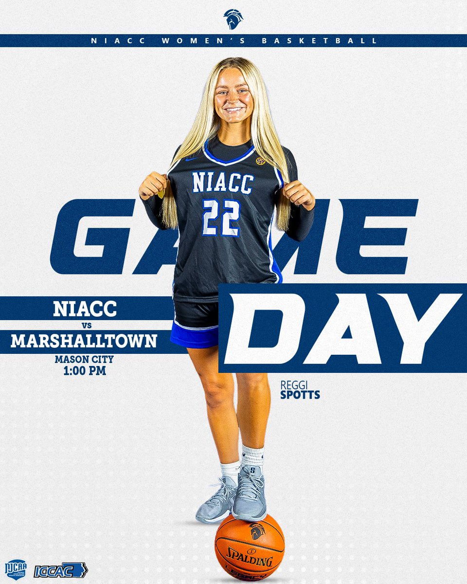 IT’S GAME DAY! 😤

🆚 Marshalltown 
📍NIACC Gymnasium
⏰ 1:00PM
🔗 iccacsportsnetwork.com

#GONIACC 
#PlayHardDreamBig