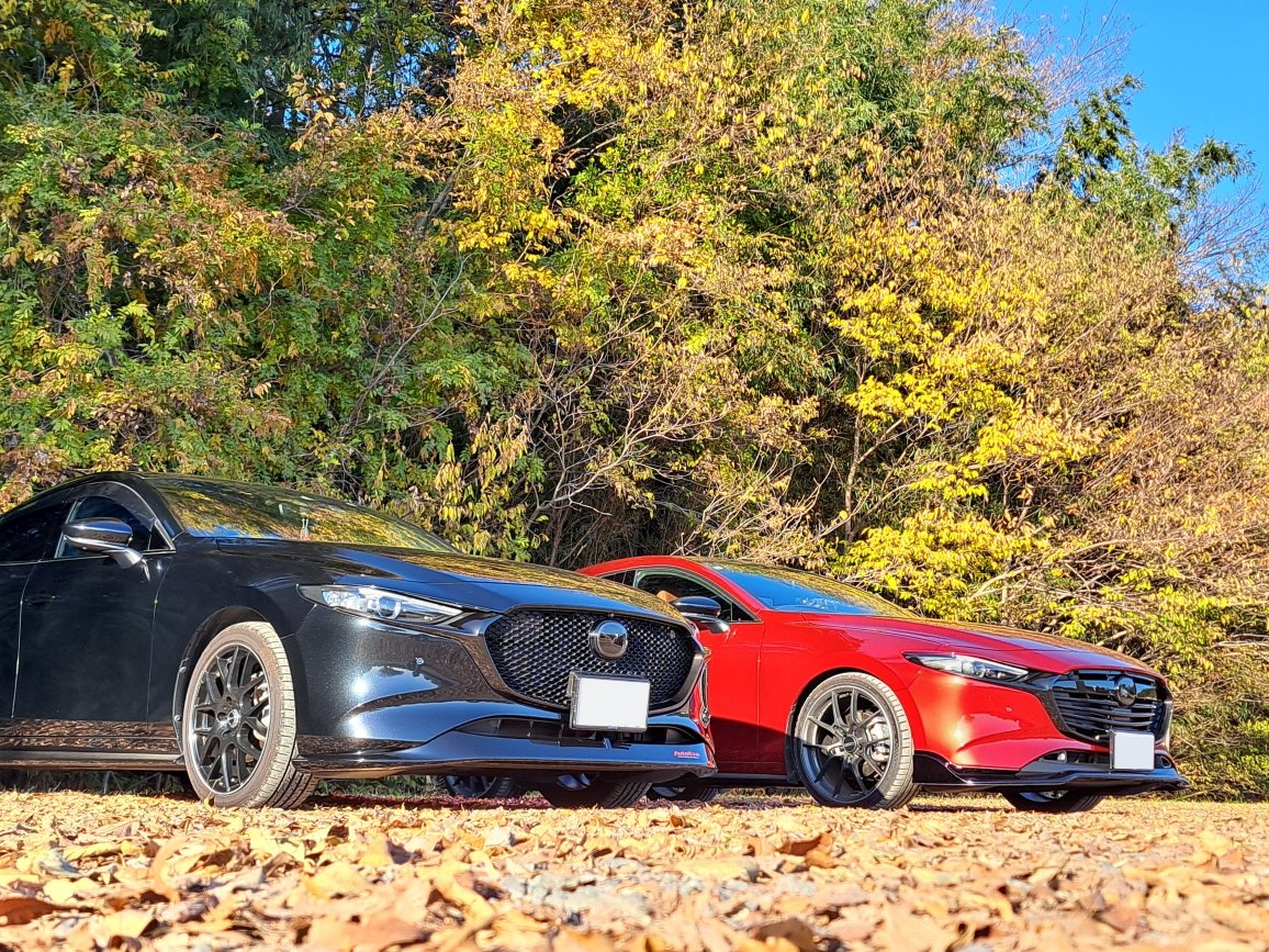 TTO241's tweet photo. 秋晴れ🌞🍂の土曜日…インスタのフォロワーさんとプチOFF👏👍️
#MAZDA3FB #MAZDA3FASTBACK #MAZDA3HATCHBACK #withMazda #AutoExe #AutoExeJapan https://t.co/WfPbcV8NJD