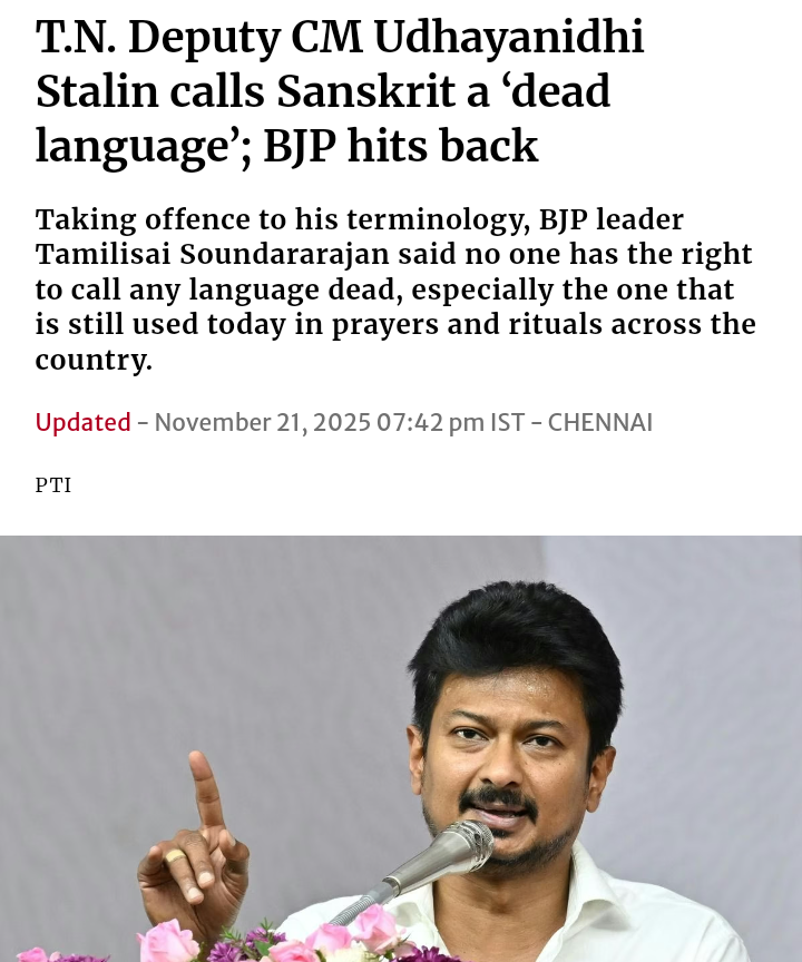 IR_MusicGod's tweet image. No. Sanskrit  is alive &amp;amp; kicking thanks to #DravidaModel rationalism 😂