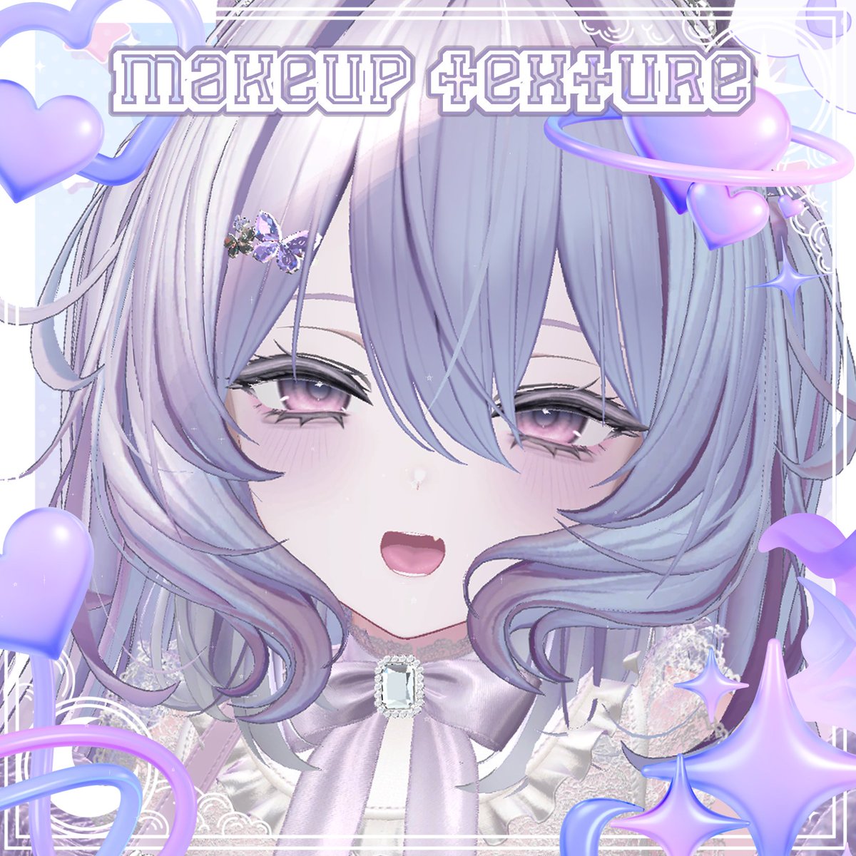 【SALE】【Milltina】  サブカルメイク　&amp; 体・顔の色白テクスチャ | Lost✦︎Wisteria rowa-0w0.booth.pm/items/7678891 #booth_pm 
🤍販売記念プレゼントキャンペーン
💜応募方法：当ツイートをいいね&amp;RP
🤍#VRChat#ミルティナ
💜抽選で2名様にプレゼント
#ミルティナ #Miltina3D