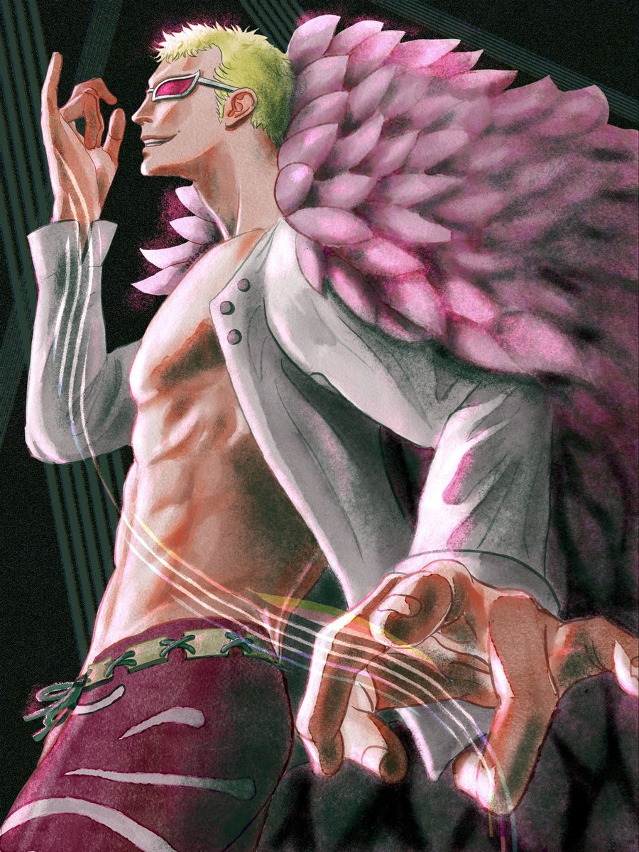 Donquixote Doflamingo🦩
初若様、かっこよく描けたかな🤭