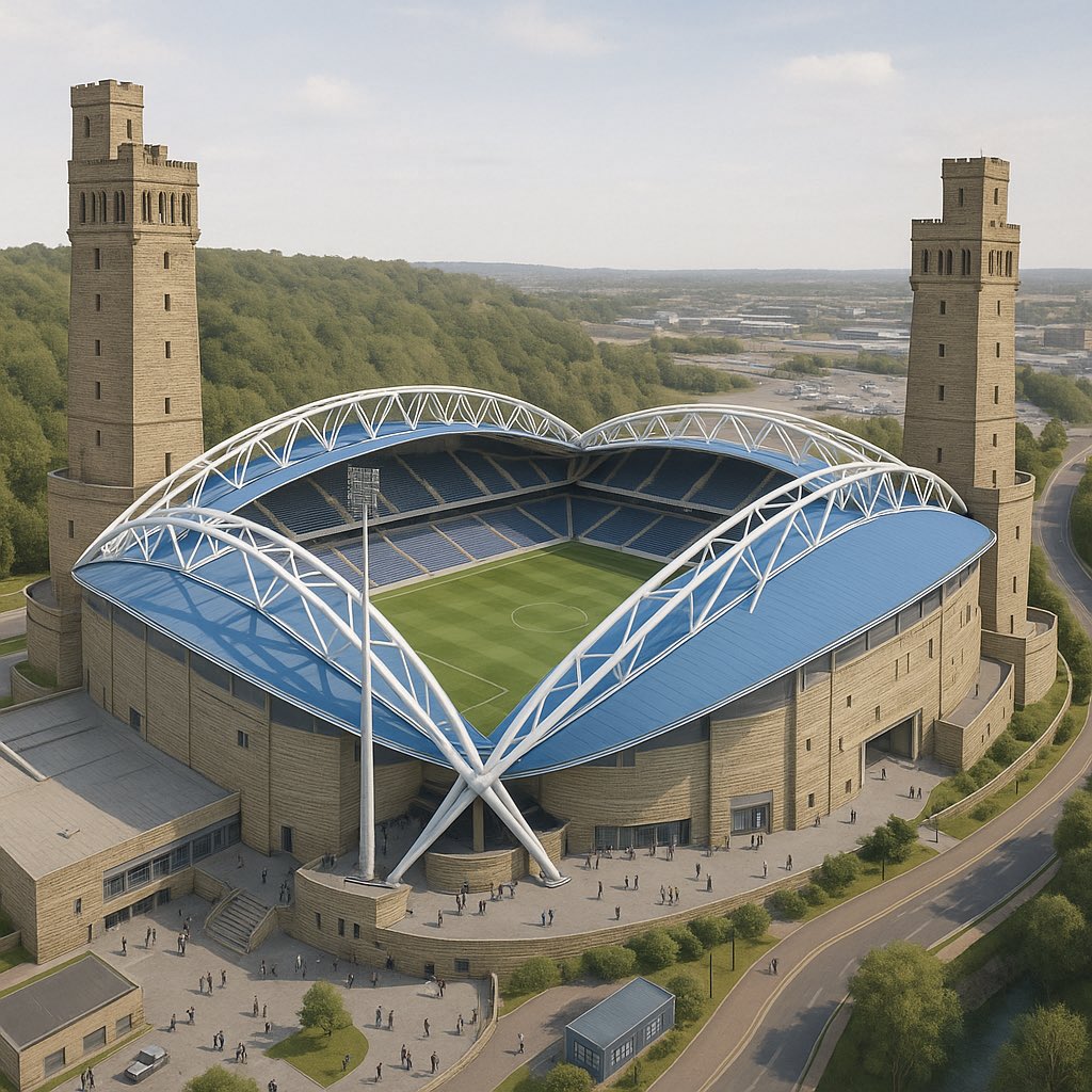 Johnlongson's tweet image. Keep your chimneys and I’ll raise you our follies! Erm I mean castles #HTAFC #UTT