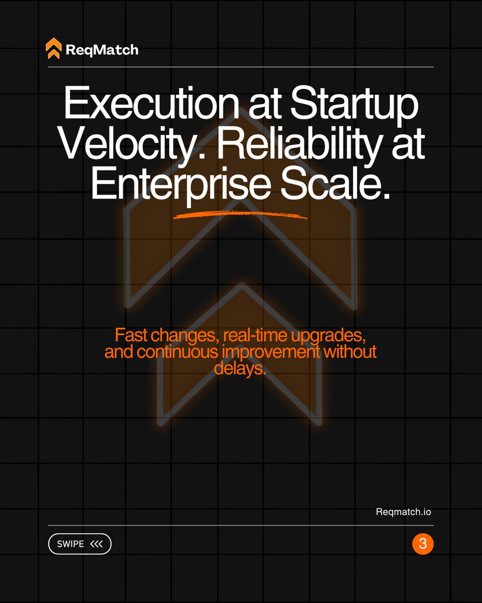 ReqMatchio's tweet image. Speed is the new unfair advantage.
We build, launch &amp;amp; refine AI systems in 14 days — not 8 weeks.
Tech &amp;amp; eCom in SG + UAE need velocity.
We deliver it.

Hashtags:
#AIAutomation #RapidExecution #BuildFast #14DayCycle #TechOps