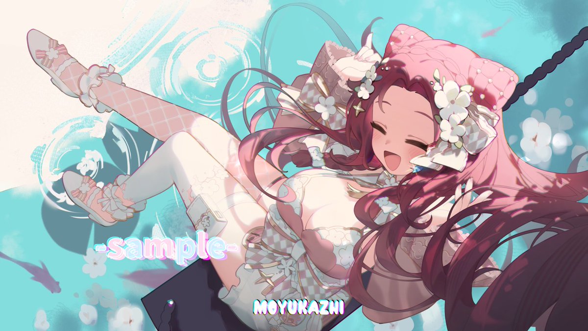 ⭐I created the illustration ⭐ 
Artist: moyukazhi  
Character: MoeMacaroon