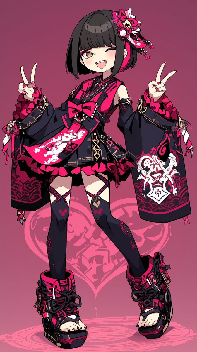 えへへ🩷ぴーすぴーす❤️✌️ にじぴっぴ〜✌️ #にじぴっぴ