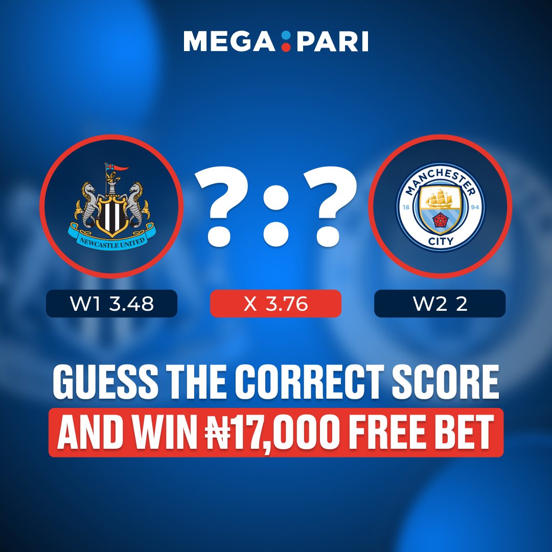 megapari_ngr's tweet image. FREEBET ALERT! 🔥

To Enter:
Follow us on Telegram, like &amp;amp; share, then drop your correct score + MEGAPARI ID to enter!
🎉 20 Nigerian winners announced 24/11
⚠️ One entry per person — Telegram only!

Enter here 👉 megapari.media/3JSoz21

#Megapari #Freebet #Giveaway