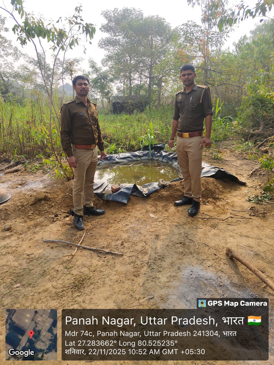 upexcise's tweet image. ▪️सीतापुर-आबकारी टीम ने 45 लीटर कच्ची शराब बरामद कर 180 किलोग्राम लहन नष्ट किया गया।
▪️ नैमिषारण्य थानान्तर्गत ग्राम पियना पनाहनगर एवं हरगांव थानान्तर्गत ग्राम जलालपुर, सुरजीपारा में दबिश दी गई। @UPGovt @nitinagarwal_n
@ChiefSecyUP @UPCane @InfoDeptUP @Uppolice @DmSitapur