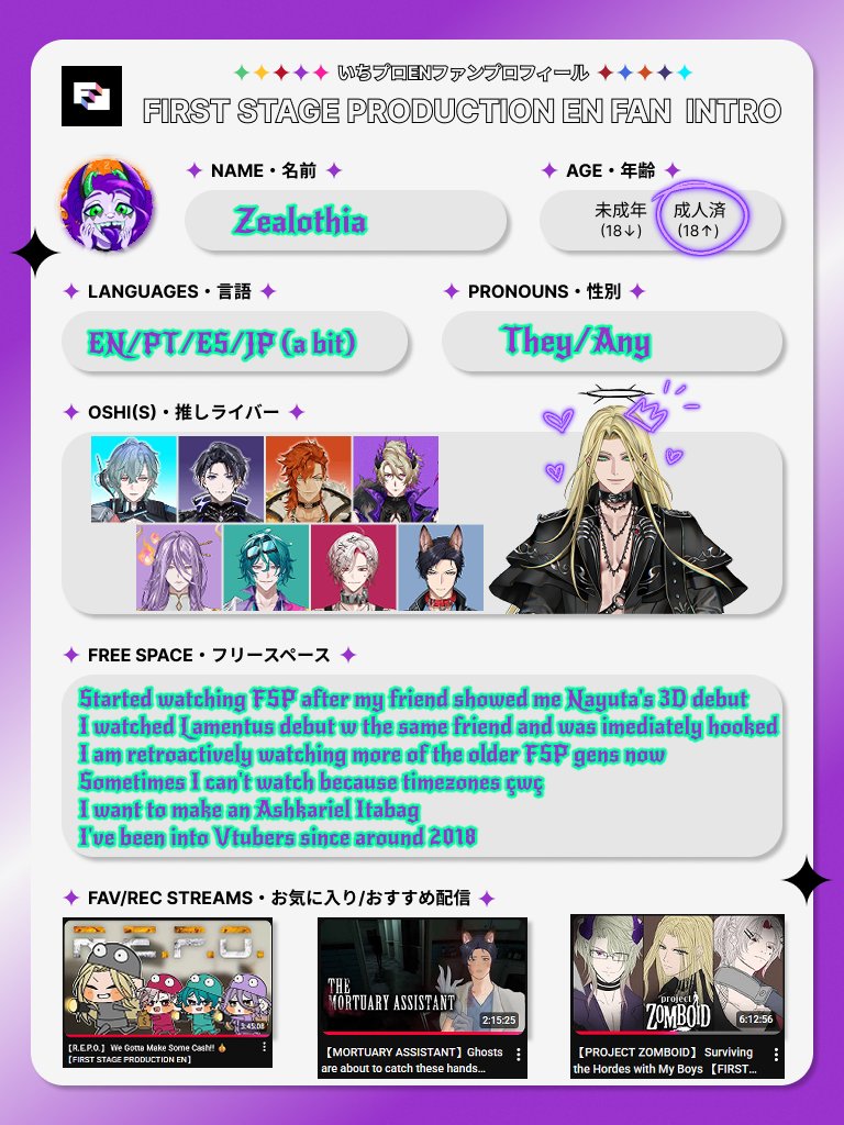 Zealothia's tweet image. Teehee :3c 
#FSPENintro #fspintro