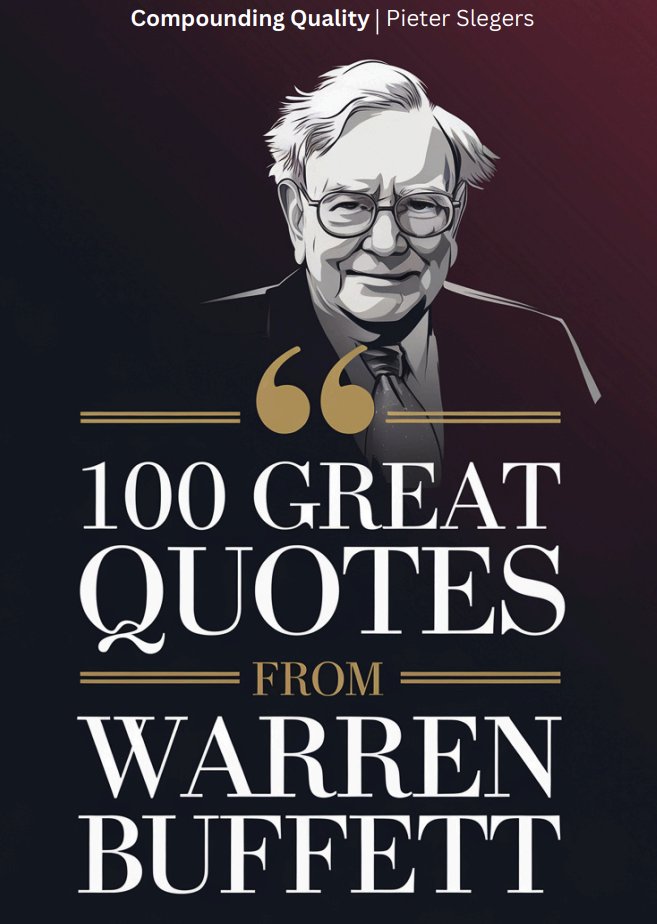 QCompounding's tweet image. Warren Buffett isn’t just the best investor in the world—he’s in a league of his own.

Imagine investing $10,000 in Berkshire Hathaway back in 1965…

Today, that would be worth over $2 billion (!)

Here are 100 of his most powerful investing quotes: