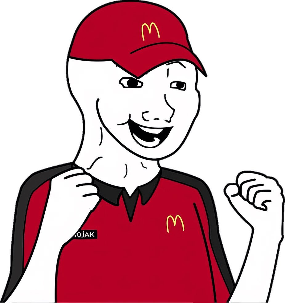 MegalodonPapi's tweet image. Ready to quit flipping burger
$WOJAK will free me