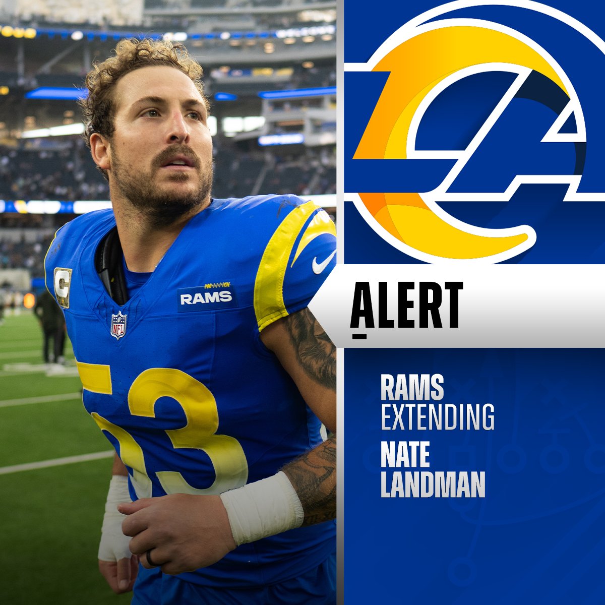 Rams, LB Nate Landman agree to 3-year, $22.5M extension with $15.6M guaranteed. (via @rapsheet)