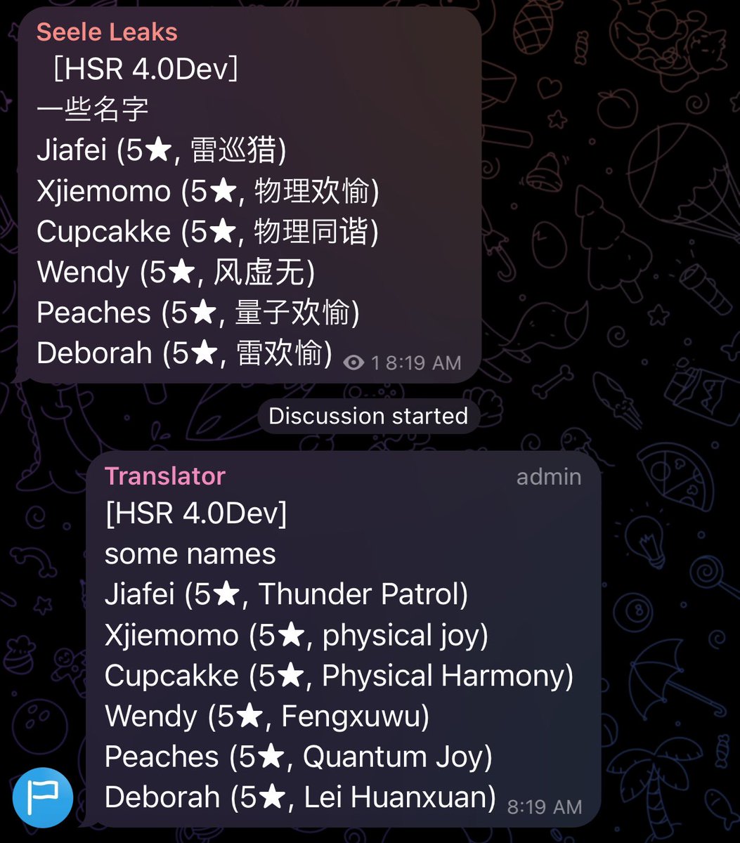 Unknown1987121's tweet image. THEY JUST LEAKED THE 4.0 LIST 

#hsrleaks