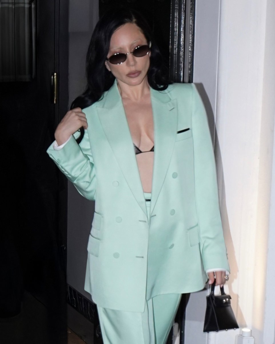 TOMFORD's tweet image. Lady Gaga wears TOM FORD by Haider Ackermann on 21 November 2025 in Paris.

#TOMFORD #LADYGAGA