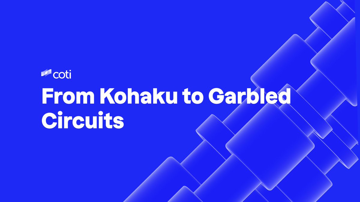 New Article Drop: From Kohaku to Garbled Circuits, Fixing Web3’s Privacy UX at the Protocol Level.
<a href="/VitalikButerin/">vitalik.eth</a> says the biggest failure in Web3 privacy is UX. COTI answers with protocol-level privacy powered by Garbled Circuits, invisible, automatic, and 100% EVM-compatible.