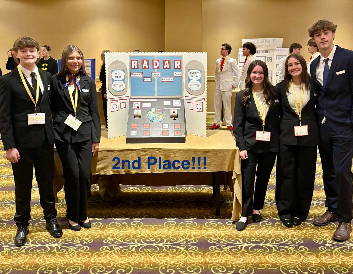 All those hours of hard work paid off! The Siegel Marketing team—Weston, Bailey, Wrigley, Rylee, &amp; Owen—earned 2nd place (out of 61 teams!) for their incredible presentation. Can’t wait to see them take the stage at Beta Nationals this summer! 🎉 <a href="/SiegelHighStars/">Siegel High School</a>