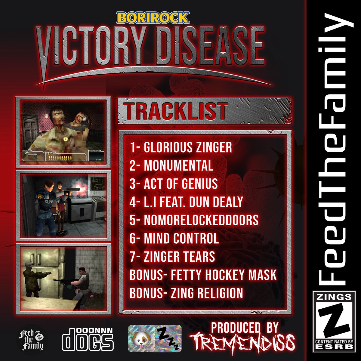 VICTORY DISEASE” AVAILABLE NOW ON ALL STREAMING SERVICES‼️

🦠🧟‍♂️🎯🔫🍽️💰🐶💤

FULLY PRODUCED BY <a href="/tremendiss617/">tremendiss617🇩🇴</a> 

* BONUS TRACKS WILL BE ON PHYSICALS (NOT OUT YET) 

MIXED &amp; MASTERED BY <a href="/DEEVODAGENIUS/">DEEVODAGENIUS 🏆🇸🇱</a> 

#ONDOGZ #ZINGERS #BORIROCK #TREMENDISS #FEEDTHEFAMILY