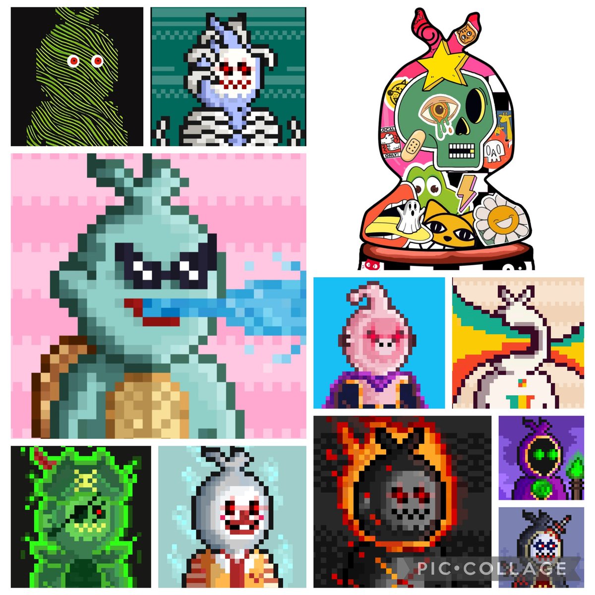 jason_kardonsky's tweet image. One of my favorite collections, The Origin of Pocong from my favorite artists @swadoki_ 
#PixelPicasso #ghosted