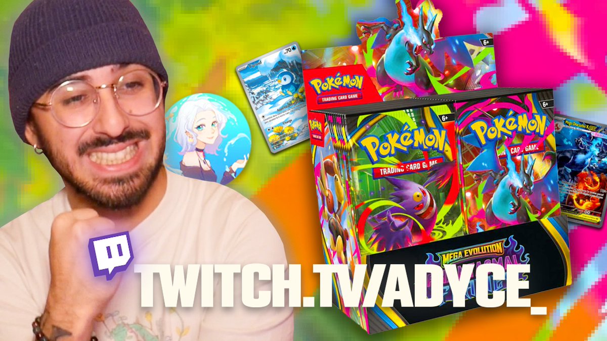 OUVERTURE 2 DISPLAY POKEMON MEGA EVOLUTION FANTASMAGORIQUES EN LIVE ft <a href="/MizuMoon_/">MizuMoon 🧜🏻‍♀️🌙</a> 

twitch.tv/adyce_
twitch.tv/adyce_