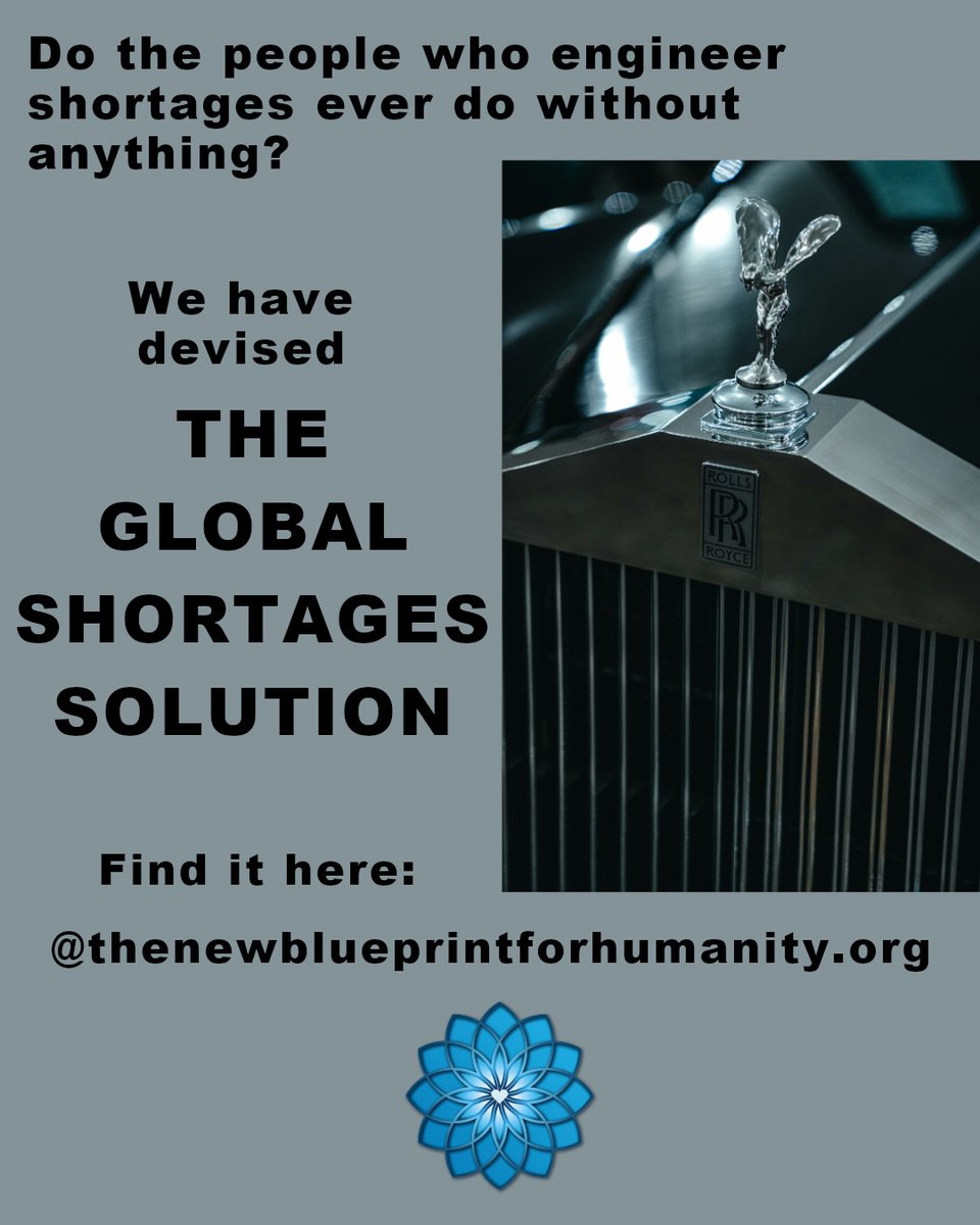 newblueprint111's tweet image. #tnbpfh #shortages #solutions #changetheworld for the benefit of the people
thenewblueprintforhumanity.org