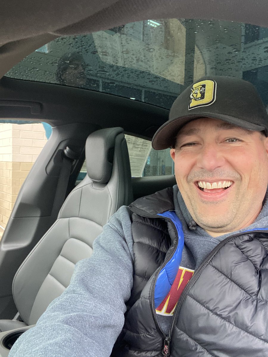 It’s not every day that you the chance to sit in a Porsche.