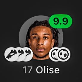 FrenchRapUS's tweet image. LE FRANÇAIS MICHAEL OLISE RÉALISE UNE PERFORMANCE EXCEPTIONNELLE AUJOURD’HUI 🤯

⚽️ 2 BUTS
👟 3 PASSES D

C’EST LE MEILLEUR JOUEUR DU MONDE.