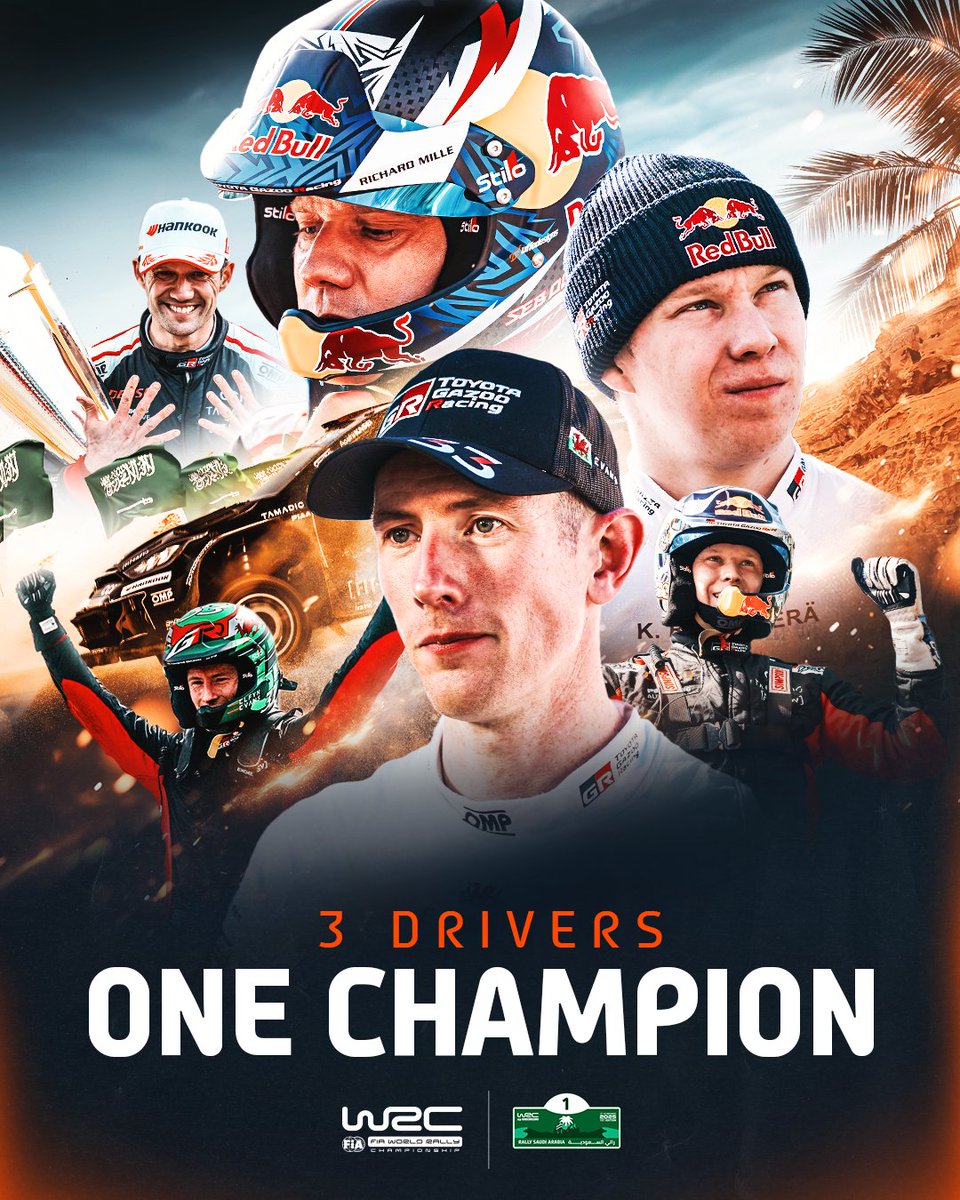 OfficialWRC's tweet image. A showdown in Saudi - who are you rooting for? 🏆

#WRC | #RallySaudiArabia 🇸🇦