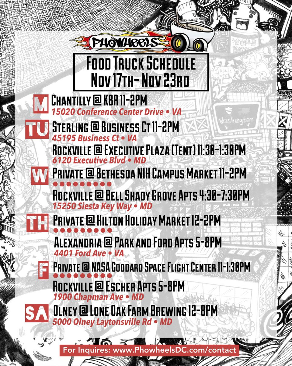 Shaky beef tacos 🌮 bringing all the delicious energy 💥 Catch them at Burtonsville and the food truck

🚚Truck’s Schedule 🚚
🔸Sa: Olney @ Lone Oak Farm Brewing 12-8PM 5000 Olney Laytonsville Rd • MD

#phowheel #phowheelsdc #dceats #nationallanding #dcfoodtrucks