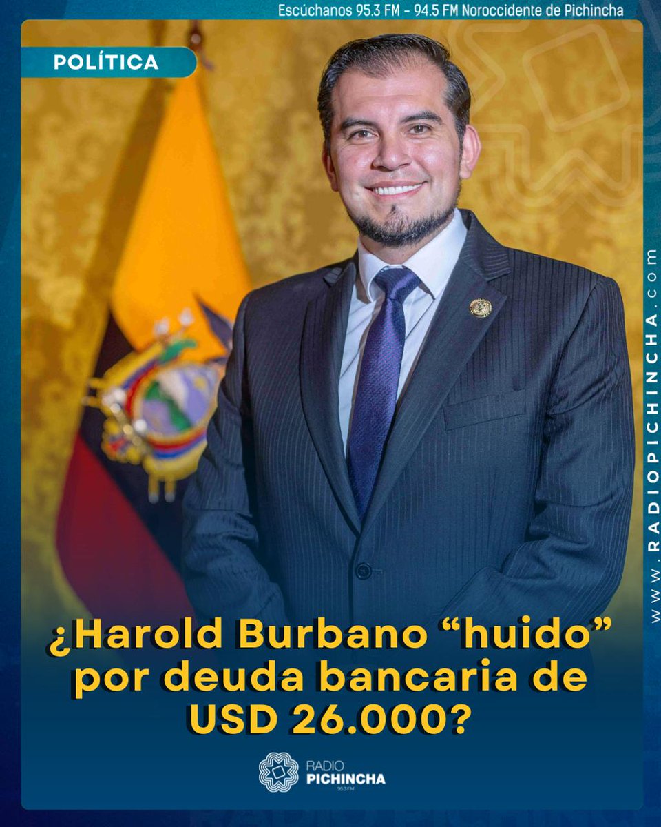 radio_pichincha's tweet image. 🏛#Política | Durante más de tres años, Burbano ha evitado recibir la notificación del tribunal que sigue un proceso civil en su contra.
Los detalles 🔽
radiopichincha.com/ministro-traba…