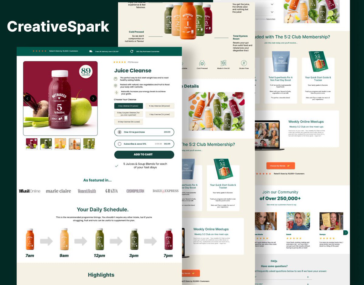 Matthew_replo's tweet image. Hire me to build your landing page in Replo:
1. Product page 
2. Home page 
3. Collection page 
4.  Listicle page
5. Advertorial page
#ShopifyStore #Shopify #shopifyexperts #shopifydeveloper

CONTACT ME NOW