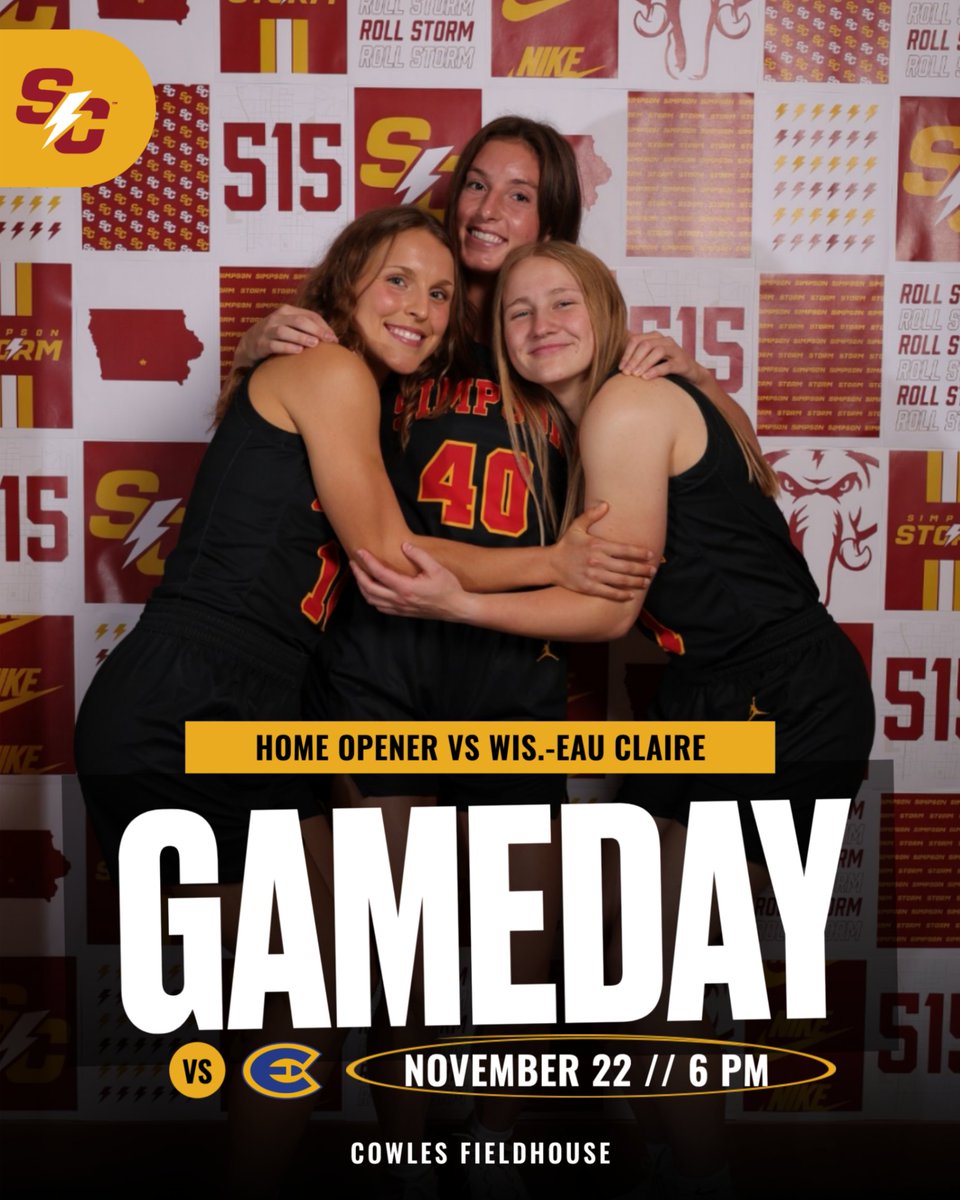 SCStorm_WBB's tweet image. Home sweet home! 🏠

🆚 Wis.-Eau Claire
🕕 6 p.m.
📍 Cowles Fieldhouse
📊/🖥️ linktr.ee/simpsonwbasket…

#rollriversWBB #d3hoops