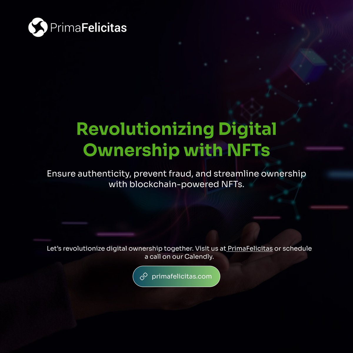 Prima_felicitas's tweet photo. NFTs solve digital ownership challenges with authenticity, provenance & secure transfers. 🖼️🔗
Build trusted NFT platforms with PrimaFelicitas: https://t.co/adai0KsQed
#NFTs #Web3 #Blockchain #primafelicitas https://t.co/UlhGJO9Z2E