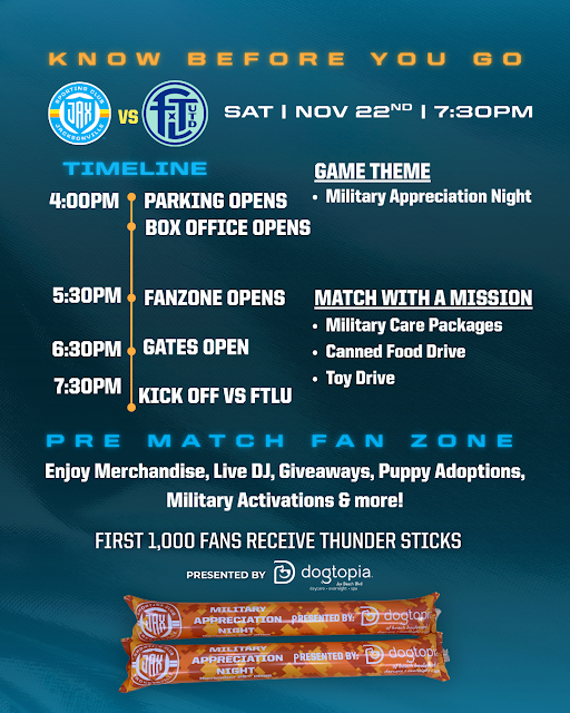 sporting_jax's tweet image. Headed to Hodges Stadium tonight? Here&apos;s everything to know 📌

#KBYG | #MatchWithAMission | #SportingJAX