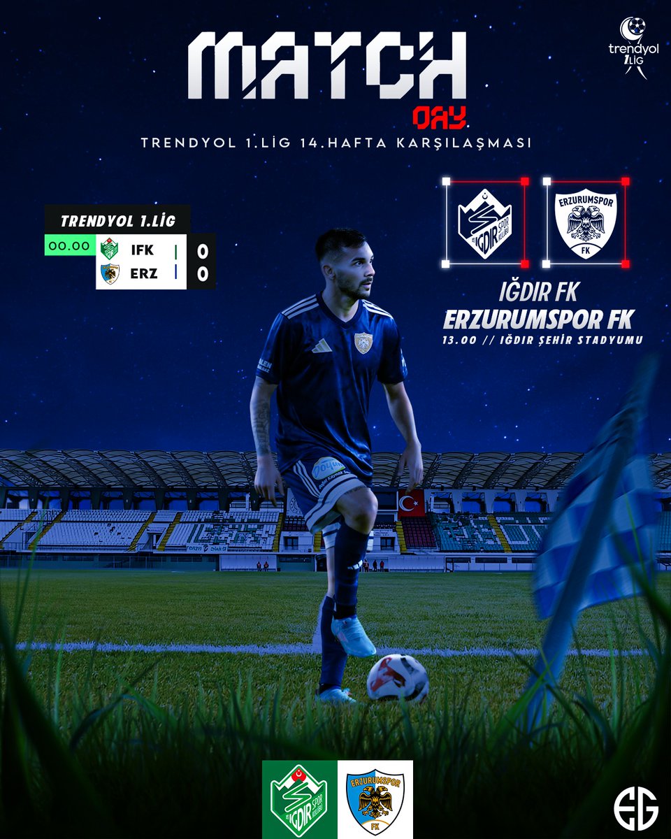MATCHDAY

🏆 Trendyol 1.Lig 14. Hafta
🆚 Iğdır FK
🗓️ 23.11.2025
🕰 13.30
🏟️ Iğdır Şehir Stadyumu
📲 #IFKvERZ

#erzurumspor #Zaferiçin